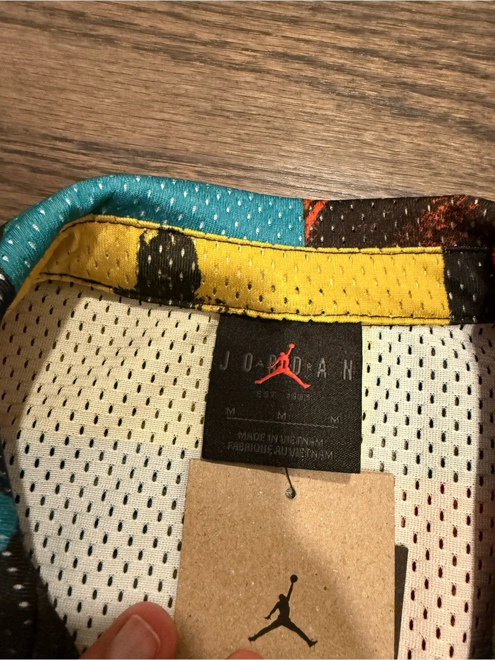 Mens Jordan button down shirt